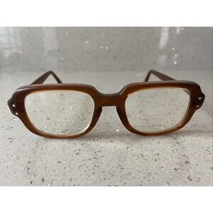 ROMCO EYEWEAR 48-22 4 1/4- 5 1/2 Brown Eyeglasses Frames ONLY Full Rim Vintage